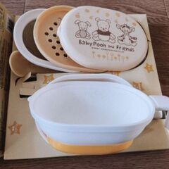 ディズニーベイビー/DISNEYbaby☆BabyPoohベイビープー離乳食調理セット♪定価約4000円の画像