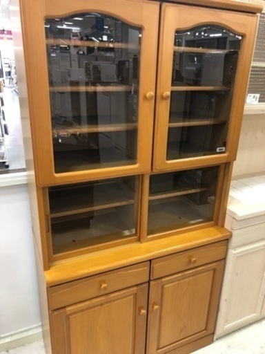 取りに来れる方限定！２枚扉食器棚です！