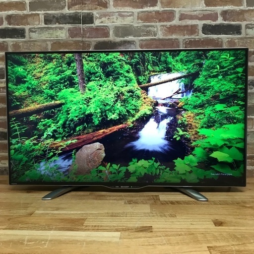 即日受渡❣️希少 国内製造モデル SHARP AQUOS 4K液晶TV YouTube.Netflix　33000円