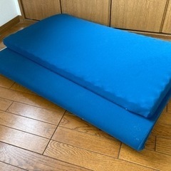 シングルサイズマットレス　5センチ厚さ　ネイビー