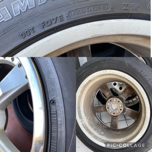 総額50万円【タイヤ超美品】ワーゲントゥアレグタイヤOZホイールセット265/50R20 ポルシェカイエン　アウディQ7