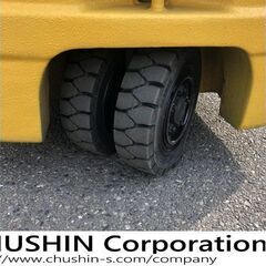 バッテリー　タイヤ新品　1.3トン　コマツ 電動フォークリフト 小旋回 FB13M-12　関東輸送費無料(条件有)　バッテリーフォークリフト の画像