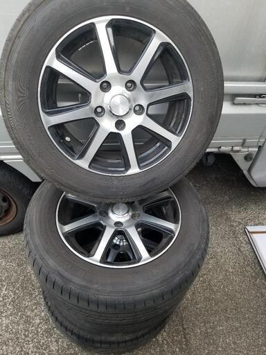 [再出品]　タイヤホイール　195/65/15  GOOD YEAR EAGLE RVF eco  アルミホイール　SPORT GRAHT　4/27終了予定。