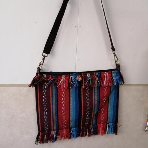 ハンドメイド　ショルダーバッグ