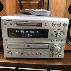 取引場所　南観音　O2204-337 DENON CD/MDミニコンポ 2003年製 ジャンク品の画像