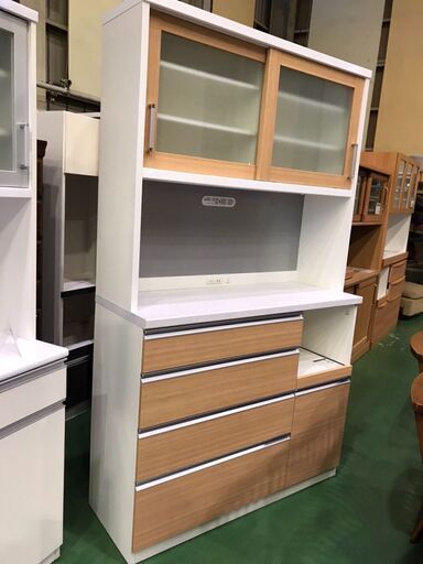 【愛品館八千代店】共和産業　スライド扉キッチンボード120