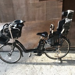 取引中　BRIDGESTONE 電動アシスト自転車　子供乗せ　ア...