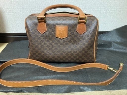 セリーヌ　CELINE オールドセリーヌ　ミニボストンバッグ　マカダム柄