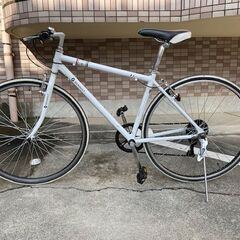 ルノー アルミクロスバイク 6速 ホワイト