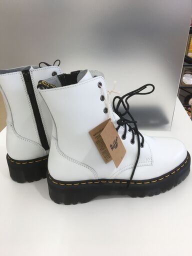 Dr.Martens/ドクターマーチン 8ホールブーツ JADON 15265100 UK10 ホワイト タグ付未使用品