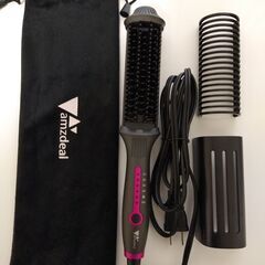 数回使用のAmzdealブラシアイロンお譲りします。