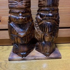 木の置物まとめの画像