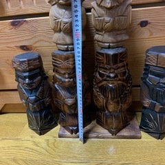 木の置物まとめの画像