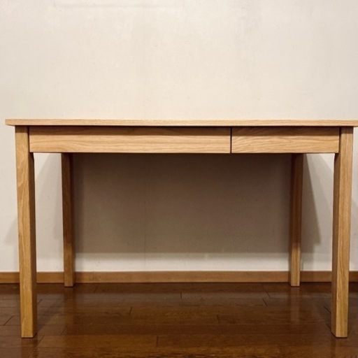 【美品】無印良品 オーク材 天然木 デスク