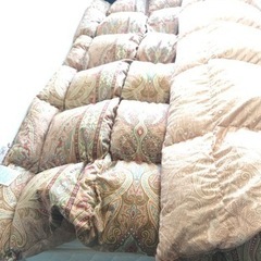 決まりました。西川　羽毛布団　ダブル　の画像