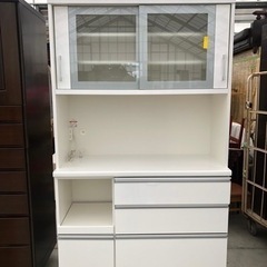 ナフコ 松田家具製 キッチンボード/食器棚 W1170×D490...