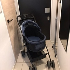 ペットカート　多頭飼い・メッシュ・小型中型犬