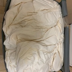 羽毛掛け布団　ダブル　中古あげます