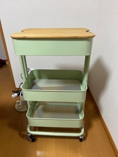 ※受付終了ワゴン 蓋つき イケア