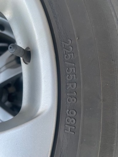 アウトランダー純正 225/55R18 タイヤ・ホイールセットデリカD5