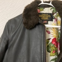 supreme × schott 12ss A2 レザージャケット 革ジャンの画像