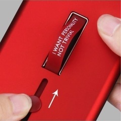 新品未使用　スマホスタンド＆リングベルト付iPhoneケース　iPhoneXS Maxの画像