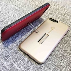 新品未使用　スマホスタンド＆リングベルト付iPhoneケース　iPhoneXS Maxの画像