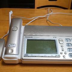 【引き渡し決まりました】Panasonic製FAX付コードレス電...