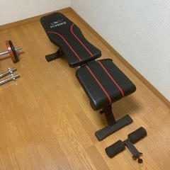 インクラインベンチ　ダンベルセット