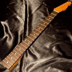 カナダ産フレイムメイプル　エレキギター ネック　テレキャスター ローズウッドの画像