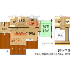 西之表市安城【※売止め】鉄浜海岸沿 木造2階建ログハウス+別棟+陶芸窯3,300万円 - 不動産売買（マンション/一戸建て）