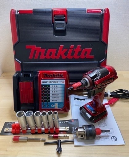 中古 マキタ　TD172 18V インパクトドライバ　フルカスタムセット