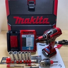 中古 マキタ　TD172 18V インパクトドライバ　フルカスタムセット