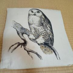 フクロウ　クッションカバー