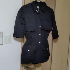 7分丈つなぎショートパンツ