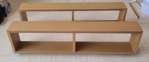 無印　収納ベッド用追加台×2個　中古品