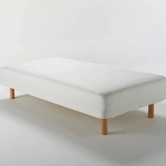 無印 脚付マットレス シングルベッド