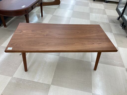 ローテーブル　ACTUS　ﾌﾞﾗｳﾝ　ﾁｪﾘｰ材