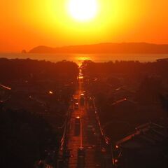 【新品 / 宮地嶽神社】夕陽叶守 嵐CM 福岡パワースポット 光の道の画像