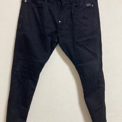 黒スキニー夏も使える股下短め