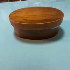 お値下げ🉐新品未使用:木のお弁当箱2点