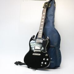 352) 【美品】 Epiphone エピフォン SG Pro エスジー プロ エレキギター ソフトケース付き シリアル 1604200737