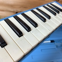 【お譲り先決定】鍵盤ハーモニカ ピアニカ 水色 ヤマハの画像