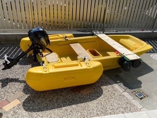 海釣りに免許不要の2馬力ボートセット