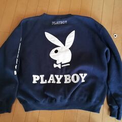 毛玉あり PLAYBOY スウェット LL 上下セットの画像