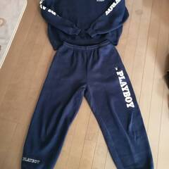 毛玉あり PLAYBOY スウェット LL 上下セット