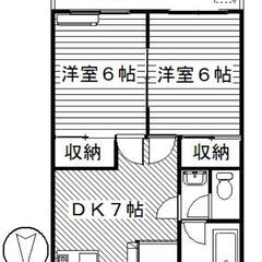 ★2DK・家賃2.9万円・家賃3ヶ月フリーレント・ロイヤルマンションZERO　2F★ − 群馬県