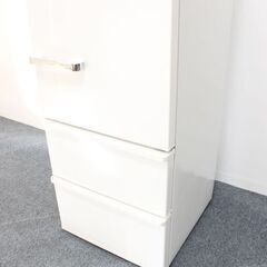 アクア 3ドア冷凍冷蔵庫 238L/右開き 自動製氷機 AQR-SV24J(W