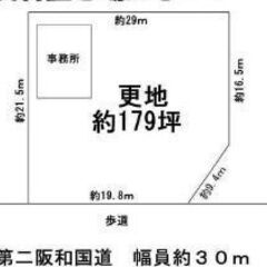 ★貸土地★    堺市西区浜寺石津町東　１７９坪　#資材置き場　...
