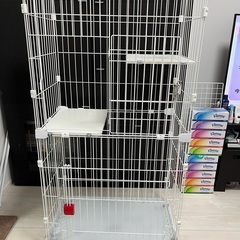 アイリスオーヤマ　スリムキャットゲージ　2段